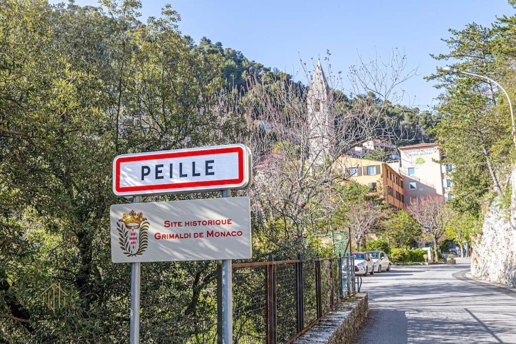 Villa Havre De Paix Et Vue Exceptionnelle Proche Monaco à Peille Extérieur photo
